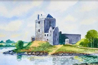 Intermediate Watercolor Landscapes - Irish Castle